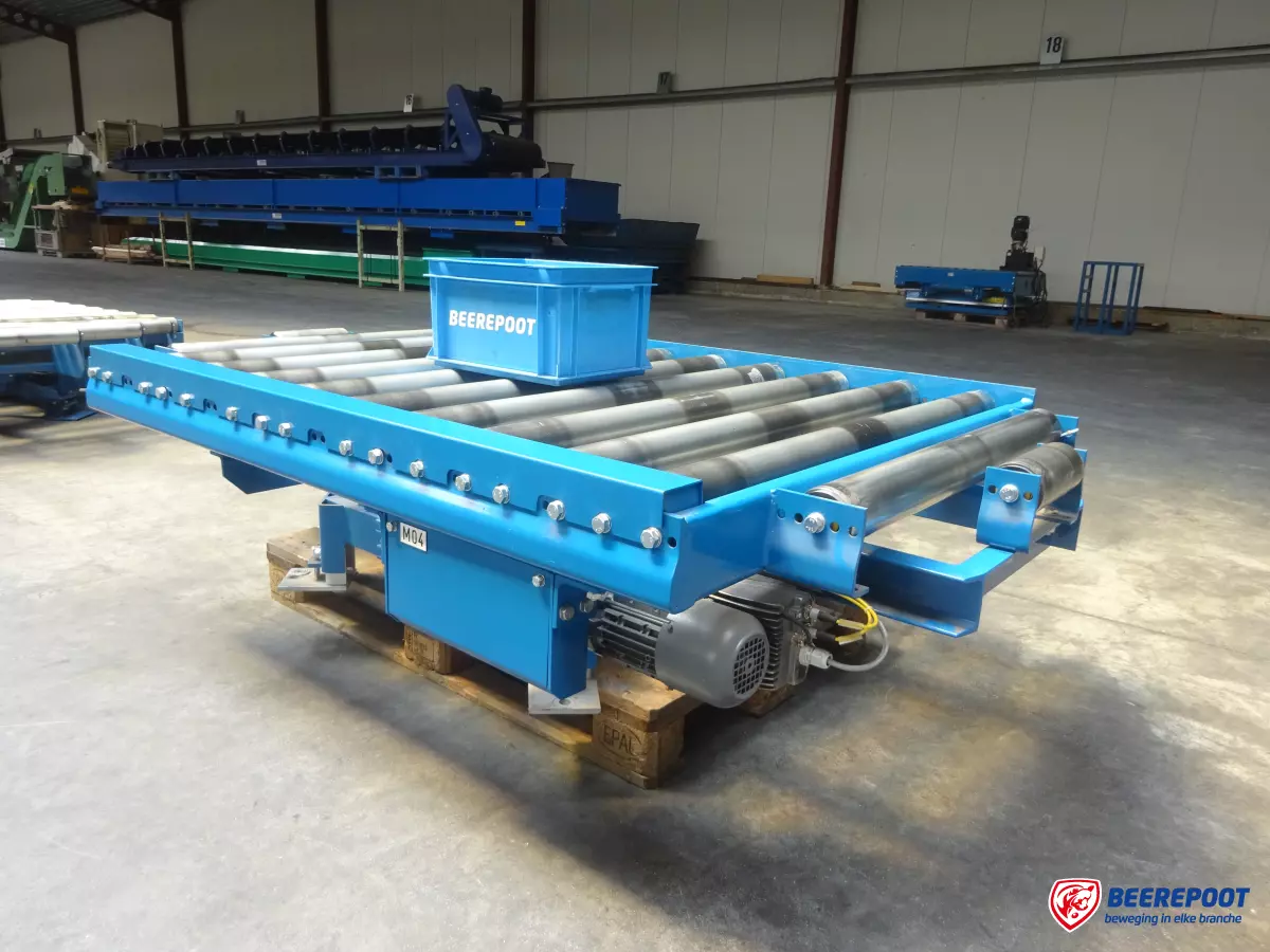 Roterende rollenbaanwissel